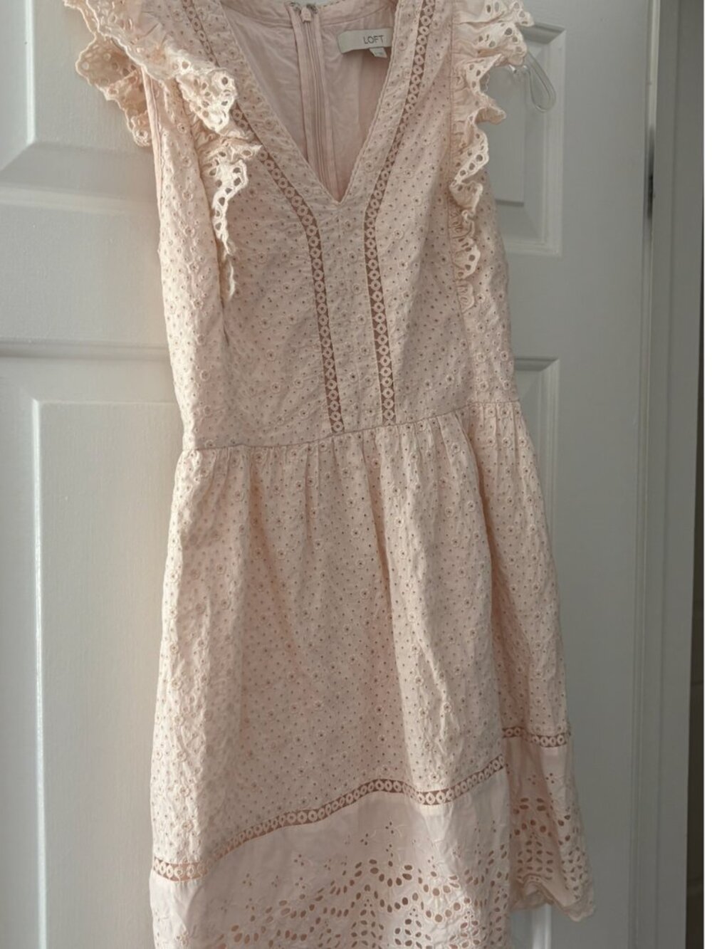 Lite Pink Eyelet Dress